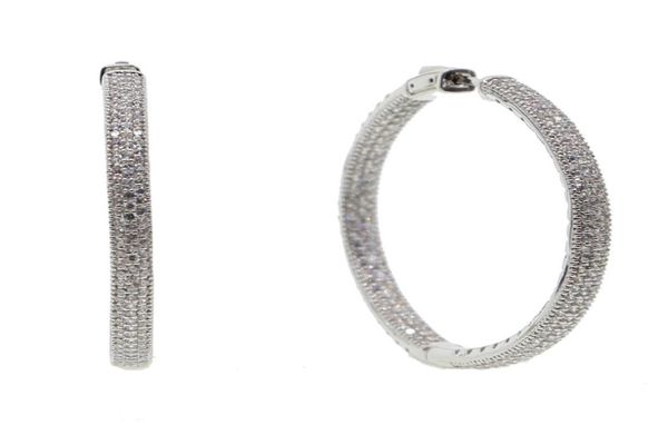 new micro pave cz big hoop earring 25mm 50mm 2 sized fashion jewelry cubic zirconia shiny silver plated classic jewelry2071684, Golden;silver
new micro pave cz big hoop earring 25mm 50mm 2 sized fashion jewelry cubic zirconia shiny silver plated classic jewelry2071684, Golden;silver