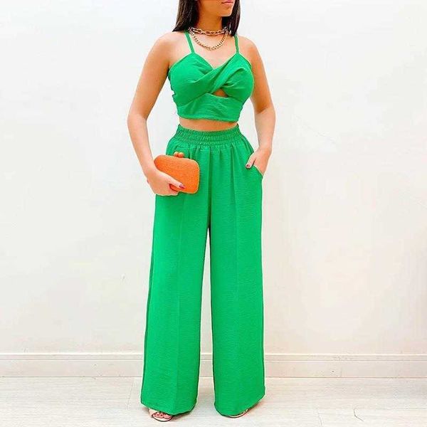 suit womens sleeveless pant backless lace up summer solid color pleated trousers two piece, White
suit womens sleeveless pant backless lace up summer solid color pleated trousers two piece, White