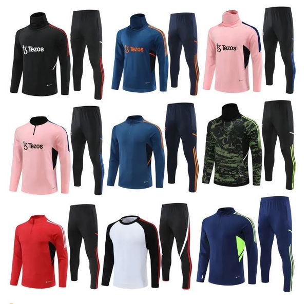 22 2023 24 tracksuits man utd kids long sleeve pull zipper training suit men lyonnais l.paqueta ol aouar football training kit jogging sets, Black
22 2023 24 tracksuits man utd kids long sleeve pull zipper training suit men lyonnais l.paqueta ol aouar football training kit jogging sets, Black