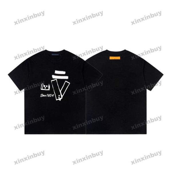 xinxinbuy men designer tee t shirt 23ss letter 1854 print short sleeve cotton women black white blue green m-3xl, Black;brown
xinxinbuy men designer tee t shirt 23ss letter 1854 print short sleeve cotton women black white blue green m-3xl, Black;brown