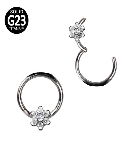 g23 titanium segment hinged rings flower cz nose lip labret ear tragus cartilage daith helix earring hoop piercings body jewelry4185492, Silver
g23 titanium segment hinged rings flower cz nose lip labret ear tragus cartilage daith helix earring hoop piercings body jewelry4185492, Silver