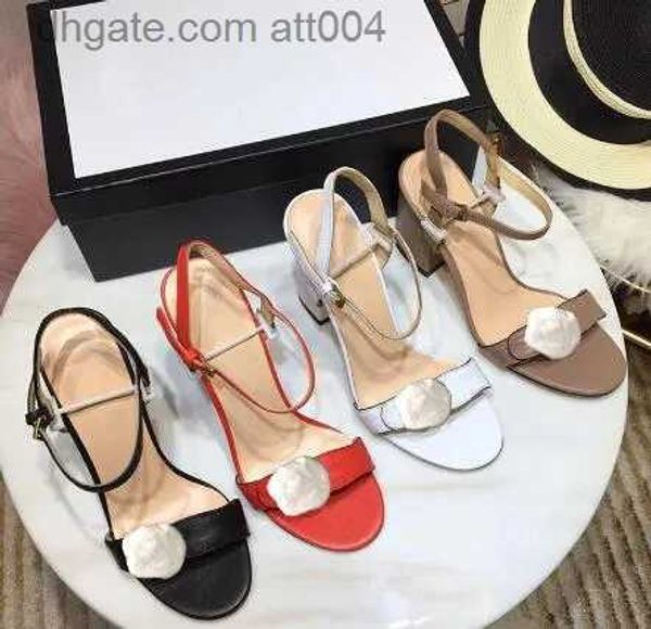 wholesale - classic high heeled sandals coarse heel leather luxury designer suede woman shoes metal buckle for parties occupation sanda', Black
wholesale - classic high heeled sandals coarse heel leather luxury designer suede woman shoes metal buckle for parties occupation sanda', Black