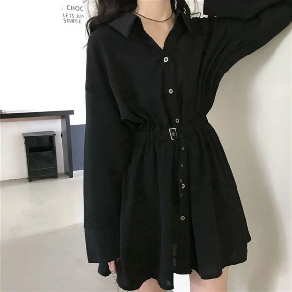 basic casual dresses goth long sleeve dress women plus size harajuku punk black mini dresses autumn lace up high waist a-line vintage gothic, Black;gray
basic casual dresses goth long sleeve dress women plus size harajuku punk black mini dresses autumn lace up high waist a-line vintage gothic, Black;gray