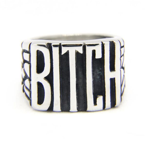 5pcslot size 510 popular bitch ring 316l stainless steel fashion jewelry popular biker hiphop style ring8000652, Silver
5pcslot size 510 popular bitch ring 316l stainless steel fashion jewelry popular biker hiphop style ring8000652, Silver