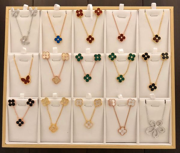 fashion necklace elegant ten clover classic bracelet necklace women's jewelry pendant 6 colors, Silver
fashion necklace elegant ten clover classic bracelet necklace women's jewelry pendant 6 colors, Silver