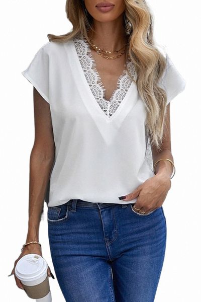 white v neck lace trim t-shirt 2023 new 2023 new x9bi#
white v neck lace trim t-shirt 2023 new 2023 new x9bi#