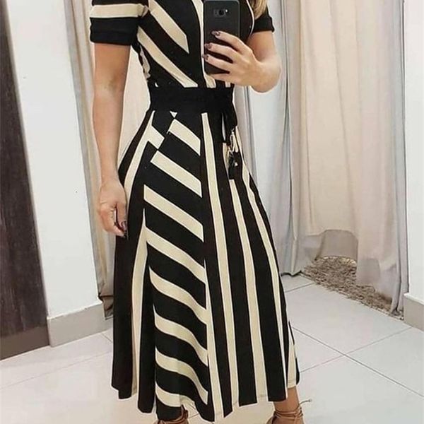 basic casual dresses striped colorblock short sleeve maxi dress women casual daily long dresses 230518, Black;gray
basic casual dresses striped colorblock short sleeve maxi dress women casual daily long dresses 230518, Black;gray