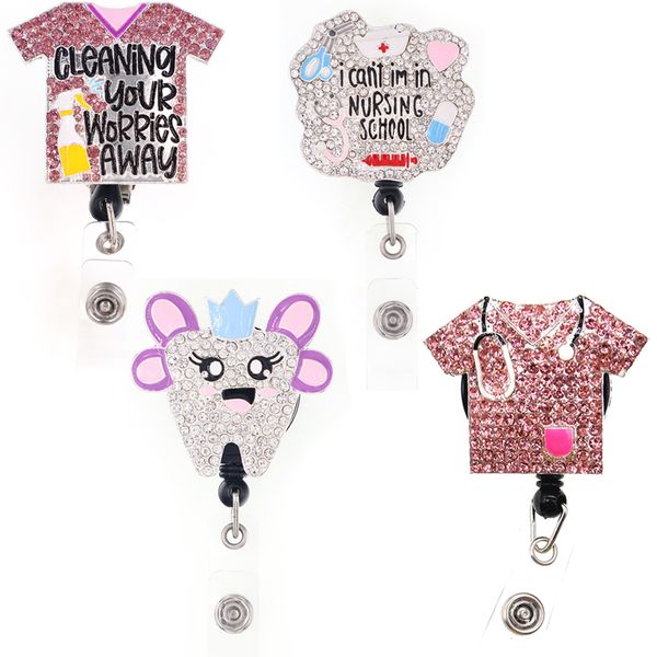 20 pcs/lot fashion key rings mix style nursing school scrub life tooth sparkles badge holder for nurse doctor office worker accessories, Slivery;golden
20 pcs/lot fashion key rings mix style nursing school scrub life tooth sparkles badge holder for nurse doctor office worker accessories, Slivery;golden