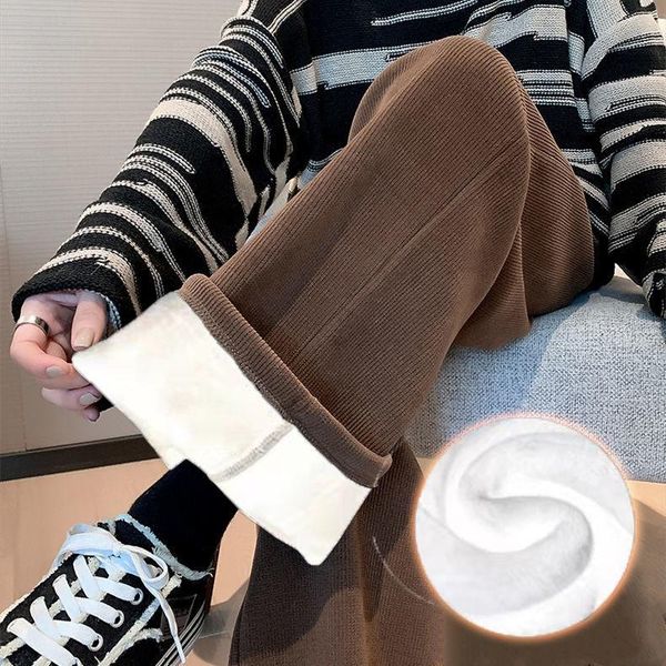 capris 2022 velvet thickened wideleg pants women's autumn and winter high waist corduroy straight casual pants women baggy pants, Black;white
capris 2022 velvet thickened wideleg pants women's autumn and winter high waist corduroy straight casual pants women baggy pants, Black;white