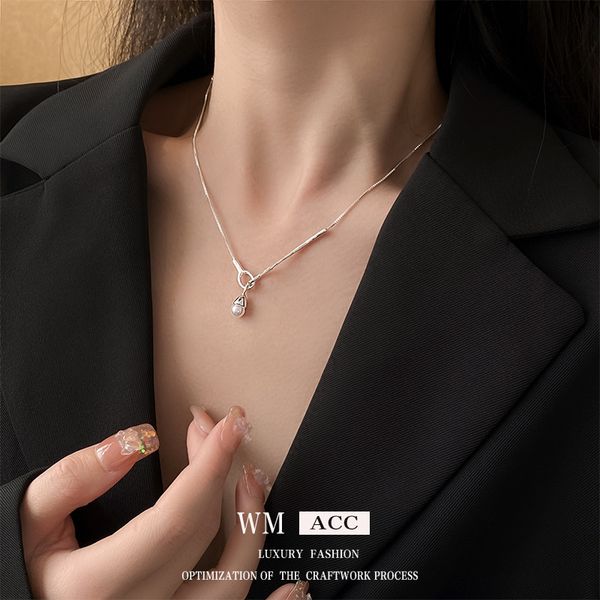 baroque imitation pearl pendants necklaces fashion ladies ordinary ornament jewelry copper festival gift wigh box match dress, Silver
baroque imitation pearl pendants necklaces fashion ladies ordinary ornament jewelry copper festival gift wigh box match dress, Silver