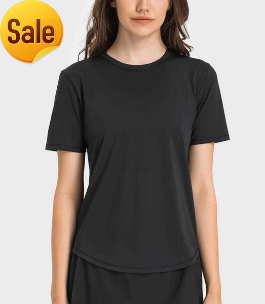 lu-333 breathable quick dry yoga outfits women's short sleeve sports tennis shirt workout running fitness gym clotheslu, Gray
lu-333 breathable quick dry yoga outfits women's short sleeve sports tennis shirt workout running fitness gym clotheslu, Gray