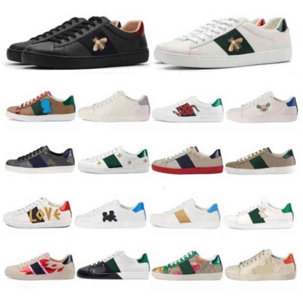 men women casual luxury designer shoes leather sneakers ace bee snake heart strawberry wave mouth tiger web print stylis gg''sneak, Black
men women casual luxury designer shoes leather sneakers ace bee snake heart strawberry wave mouth tiger web print stylis gg''sneak, Black