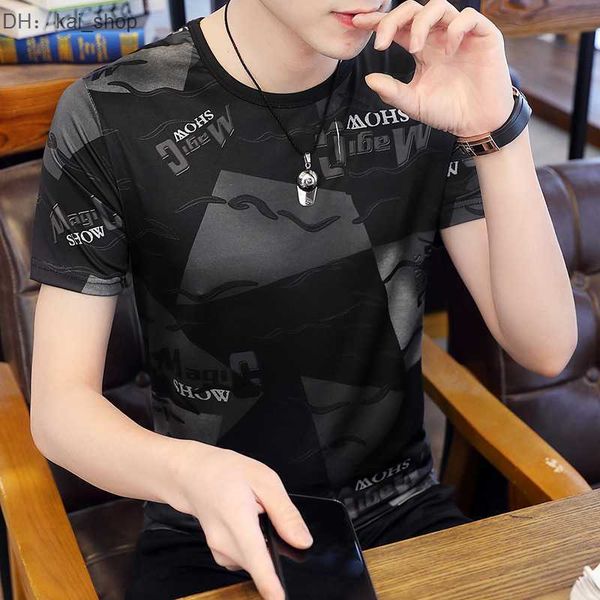 ice silk short sleeve fashion brand trend summer new half sleeved coat bottom 51, White;black
ice silk short sleeve fashion brand trend summer new half sleeved coat bottom 51, White;black