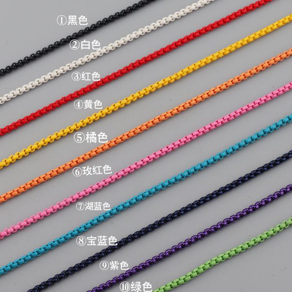 chokers 10pcs dainty enamelled chain necklace box chain choker necklace enamel pop chain necklaces minimalist fine necklace 230518, Golden;silver
chokers 10pcs dainty enamelled chain necklace box chain choker necklace enamel pop chain necklaces minimalist fine necklace 230518, Golden;silver