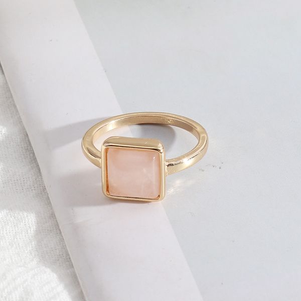 fashion pink rose powder crystal square ring gold color environmental alloy for women jewelry, Silver
fashion pink rose powder crystal square ring gold color environmental alloy for women jewelry, Silver