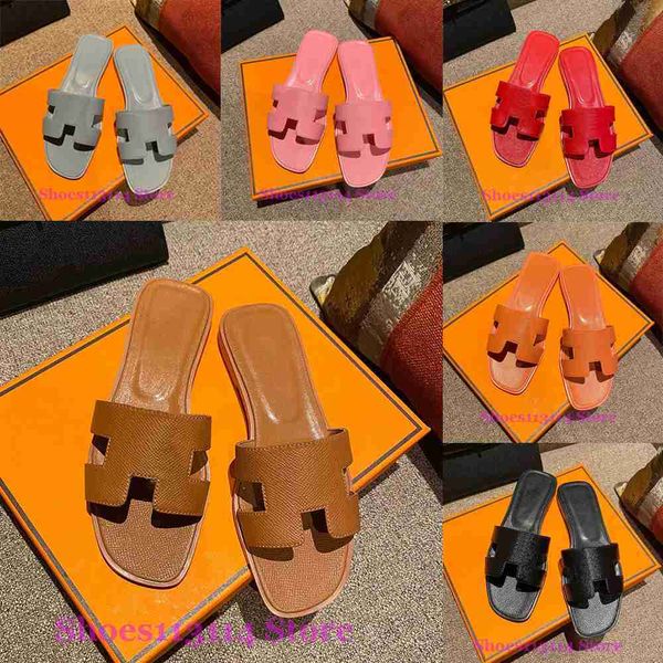 designer oran h slippers sandals for women summer casual fashion luxury ladies classic flat leather solid home beach slides shoes brown, Black
designer oran h slippers sandals for women summer casual fashion luxury ladies classic flat leather solid home beach slides shoes brown, Black