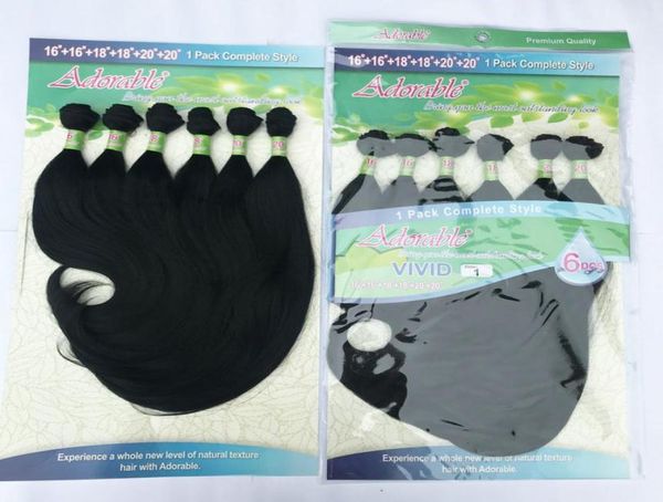 adorable packet synthetic hair weaves hook body waveombre color heat resistant fiber hair extensions vivid 6pcslot 2202164101656, Black;brown
adorable packet synthetic hair weaves hook body waveombre color heat resistant fiber hair extensions vivid 6pcslot 2202164101656, Black;brown