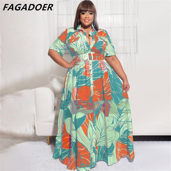 dresses fagadoer floral print plus size clothing women 4xl 5xl buttons lapel collar aline long dresses elegant sashes maxi party dress, Black;gray
dresses fagadoer floral print plus size clothing women 4xl 5xl buttons lapel collar aline long dresses elegant sashes maxi party dress, Black;gray