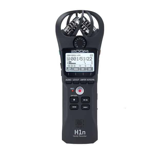 Image of Digital Voice Recorder ZOOM H1N Perekam Praktis Kamera Audio Mikrofon Stereo untuk Wawancara SLR Rekaman Pena dengan Hadiah 230517