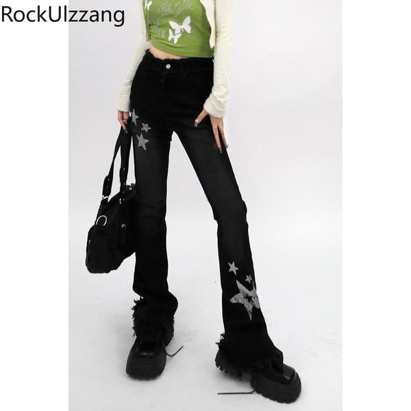 jeans skinny stretch drilling rhinestone star burr black flare jeans denim pant high waist slim bootcut bell bottom street y2k new, Blue
jeans skinny stretch drilling rhinestone star burr black flare jeans denim pant high waist slim bootcut bell bottom street y2k new, Blue