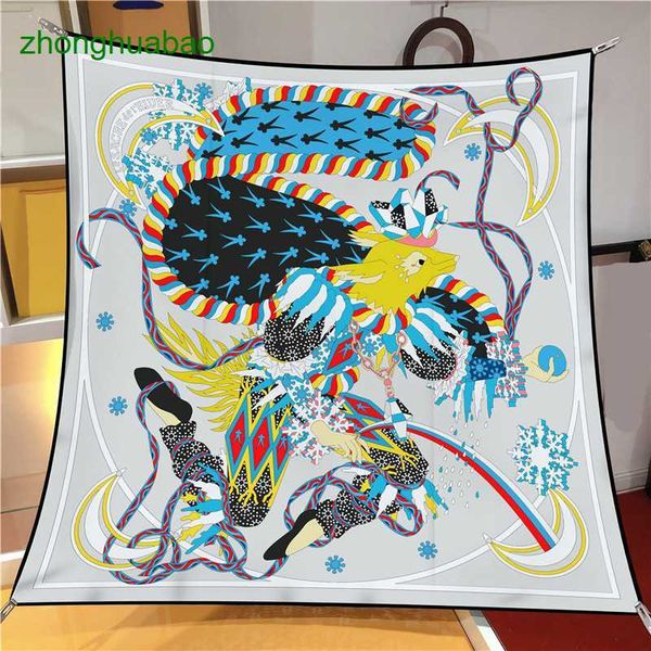 hemres designer scarves personalized pattern ancient style women's spring and autumn korean edition versatile 90 twill square sang silk, Blue;gray
hemres designer scarves personalized pattern ancient style women's spring and autumn korean edition versatile 90 twill square sang silk, Blue;gray