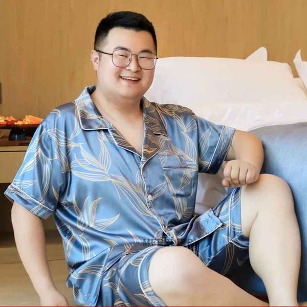 men's sleepwear summer men ice silk pajamas plus size 6xl 7xl striped floral dot short sleeve sleepwear homewear pajamas set comfortabl, Black;brown
men's sleepwear summer men ice silk pajamas plus size 6xl 7xl striped floral dot short sleeve sleepwear homewear pajamas set comfortabl, Black;brown