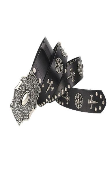 belts western fashion skull rivets studded men women genuine leather waist strap punk rocky paisley embossing buckle3612399, Black;brown
belts western fashion skull rivets studded men women genuine leather waist strap punk rocky paisley embossing buckle3612399, Black;brown