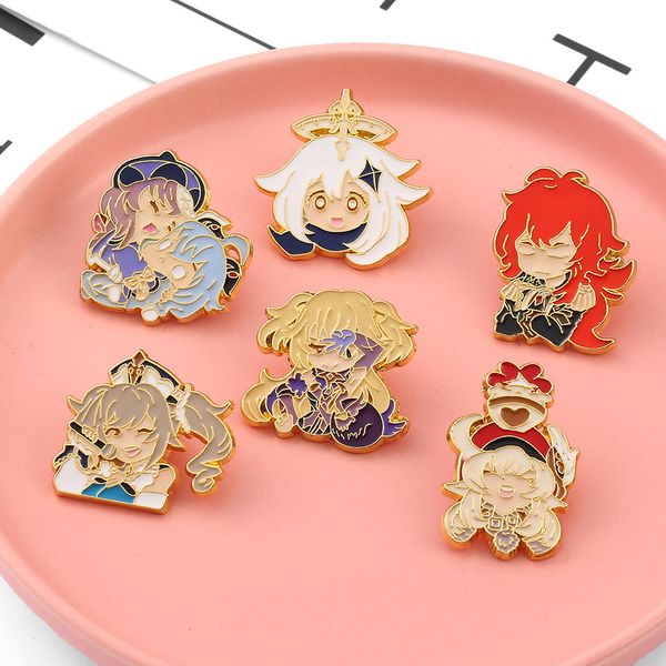 genshin impact characters brooch cute anime movies games hard enamel pins collect metal cartoon brooch backpack hat bag collar lapel badges, Blue
genshin impact characters brooch cute anime movies games hard enamel pins collect metal cartoon brooch backpack hat bag collar lapel badges, Blue