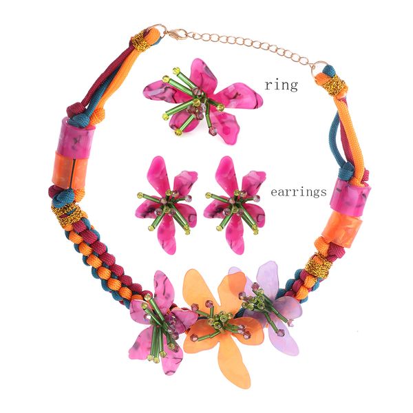 chokers vedawas resin flower decorative necklace for women braided necklace jewelry bohemia handmade colorful rope chain choker necklace 230, Golden;silver
chokers vedawas resin flower decorative necklace for women braided necklace jewelry bohemia handmade colorful rope chain choker necklace 230, Golden;silver