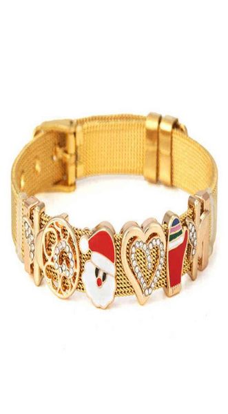 10mm stainless steel mesh bracelet with santa claus charm slide beads for women men new arrival christmas jewelry gift1168182, Black
10mm stainless steel mesh bracelet with santa claus charm slide beads for women men new arrival christmas jewelry gift1168182, Black