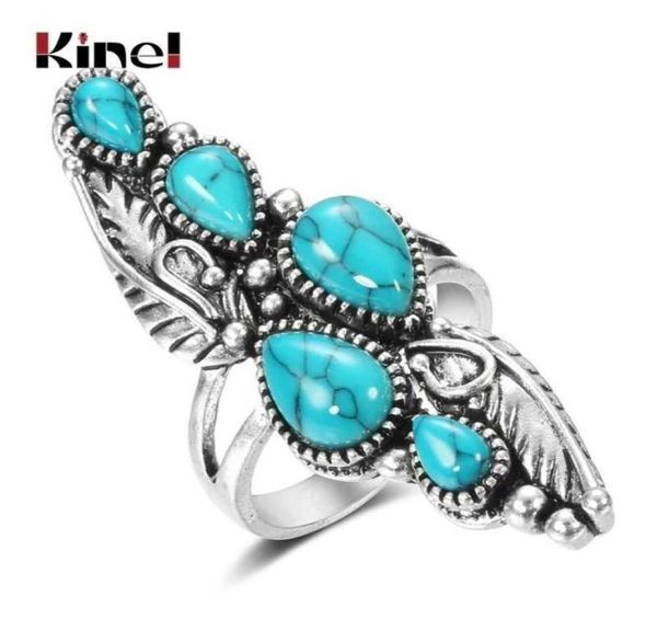 kinel boho natural stone big ring for women vintage jewelry ethnic style tibetan silver carved pattern wedding party big rings q075753331
kinel boho natural stone big ring for women vintage jewelry ethnic style tibetan silver carved pattern wedding party big rings q075753331
