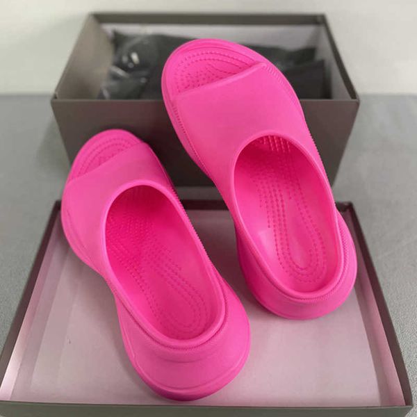 women poolcroc slide rubber platform sandel 5cm thick bottom slippers black pink summer each shoes open toe shoes with box no445
women poolcroc slide rubber platform sandel 5cm thick bottom slippers black pink summer each shoes open toe shoes with box no445