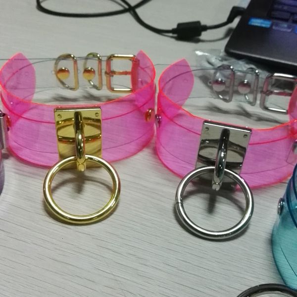 chokers 100% handmade clear vinyl choker pink purple harajuku cute kawaii layered o round pvc collar necklace 230518, Golden;silver
chokers 100% handmade clear vinyl choker pink purple harajuku cute kawaii layered o round pvc collar necklace 230518, Golden;silver