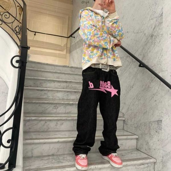 2023 designer mens jeans university y2k badfriend hip hop letter printed black pants men women fashion casual rock wide foot baggy trouser s, Blue
2023 designer mens jeans university y2k badfriend hip hop letter printed black pants men women fashion casual rock wide foot baggy trouser s, Blue