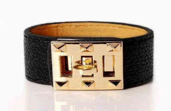 kirykle 2021 new women bracelet pu leather gold color stainless steel bracelets bangle for fashion jewelry8365770, Black
kirykle 2021 new women bracelet pu leather gold color stainless steel bracelets bangle for fashion jewelry8365770, Black