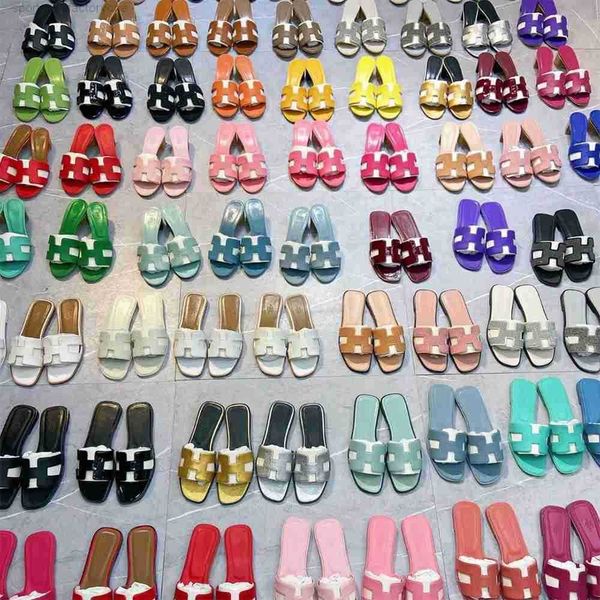 women beach h slippers classic flat sandals summer famous designer fashion slippers leather ladies classic brand sliding female slider l bat, Black
women beach h slippers classic flat sandals summer famous designer fashion slippers leather ladies classic brand sliding female slider l bat, Black