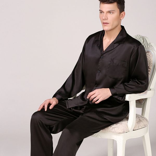 men's sleepwear spring autumn long sleeve pajamas suit men sleepwear soft faux silk satin pijamas suit loungewear black elastic waist h, Black;brown
men's sleepwear spring autumn long sleeve pajamas suit men sleepwear soft faux silk satin pijamas suit loungewear black elastic waist h, Black;brown