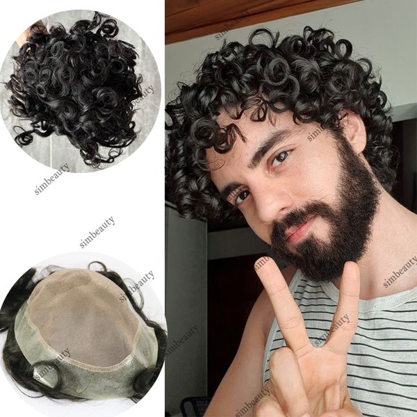 20mm deep curly durable mono system with skin pu unit men's toupee original human hair for black men male hair prosthesis wigs
20mm deep curly durable mono system with skin pu unit men's toupee original human hair for black men male hair prosthesis wigs