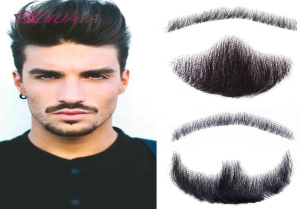 huaya hand made by hair fake beard for man mustache fancy synthetic lace invisible mustachio8512991, Black
huaya hand made by hair fake beard for man mustache fancy synthetic lace invisible mustachio8512991, Black