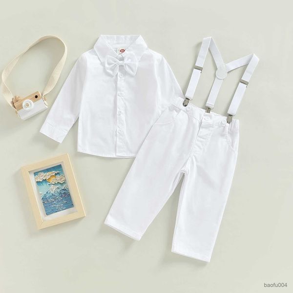 clothing sets 1-5years toddler baby boy gentleman clothing set solid color long sleeve lapel button shirt and tieand suspender pants r230518, White
clothing sets 1-5years toddler baby boy gentleman clothing set solid color long sleeve lapel button shirt and tieand suspender pants r230518, White