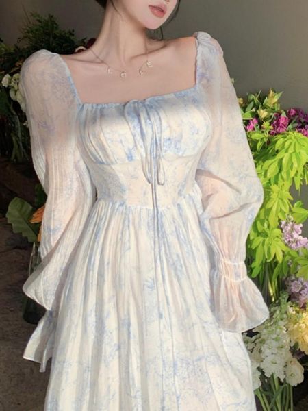 dresses france floral corset dress women back elastic strenchy elegant maxi dress casual high waist puff sleeve korean summer dress, Black;gray
dresses france floral corset dress women back elastic strenchy elegant maxi dress casual high waist puff sleeve korean summer dress, Black;gray