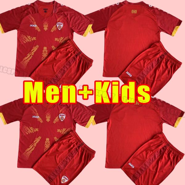 men kids child 2023 2024 north macedonia soccer jerseys elmas alioski pandev trajkovski jahovic ristovski musliu national team home kit foot, Black;yellow
men kids child 2023 2024 north macedonia soccer jerseys elmas alioski pandev trajkovski jahovic ristovski musliu national team home kit foot, Black;yellow