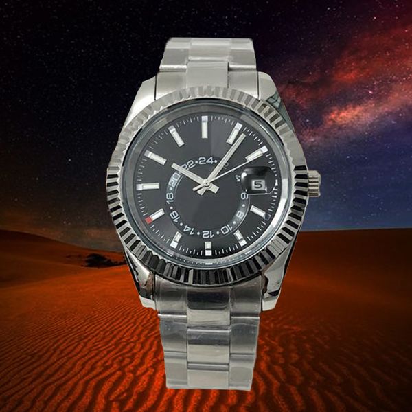 new mens watch automatic mechanical watch luxury quartz watch all stainless steel strap sapphire luminous watch business leisure green watch, Slivery;brown
new mens watch automatic mechanical watch luxury quartz watch all stainless steel strap sapphire luminous watch business leisure green watch, Slivery;brown
