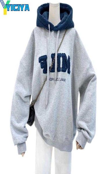 yiciya hoodies women sweatshirts letter milf print wool pullovers loose korean style jacket full sleeve casual winter jacket, Black
yiciya hoodies women sweatshirts letter milf print wool pullovers loose korean style jacket full sleeve casual winter jacket, Black