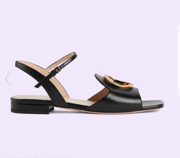 2023 luxury ankle strap sandals designer women flip flops slipper fashion genuine leather metal hardware sandal ladies casual shoes, Black
2023 luxury ankle strap sandals designer women flip flops slipper fashion genuine leather metal hardware sandal ladies casual shoes, Black