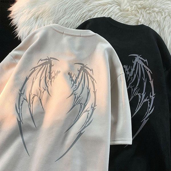 mens tshirts american hip hop fried street trend printed short sleeved t shirt men and women loose korean couple tshirt 230518, White;black
mens tshirts american hip hop fried street trend printed short sleeved t shirt men and women loose korean couple tshirt 230518, White;black