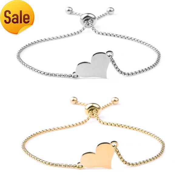 adjustable stainless steel tiny chain love heart bracelet for women jewelry, Silver
adjustable stainless steel tiny chain love heart bracelet for women jewelry, Silver