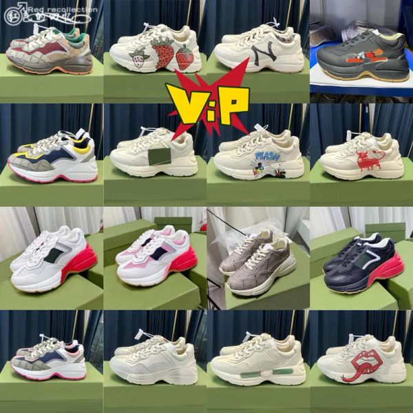 designer shoes rhyton sneakers beige men trainers vintage luxury chaussures ladies shoe designers sneaker size 35-45 gg''sneakers, Black
designer shoes rhyton sneakers beige men trainers vintage luxury chaussures ladies shoe designers sneaker size 35-45 gg''sneakers, Black