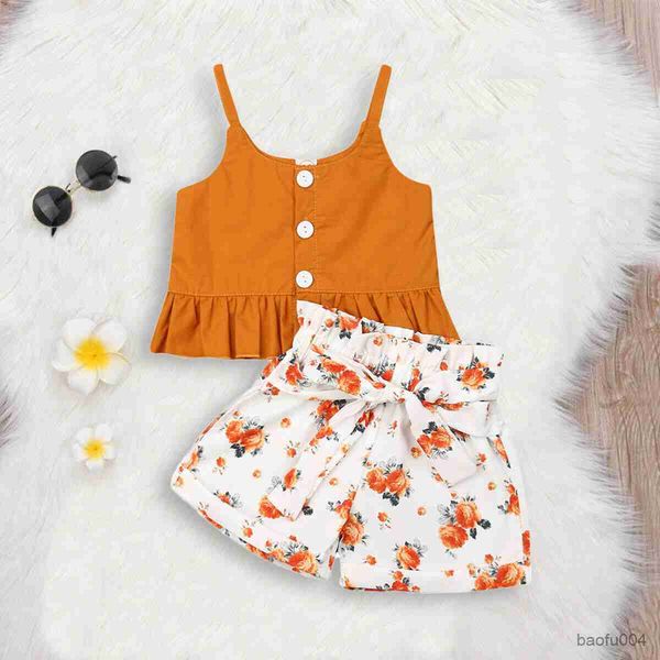 clothing sets toddler kid baby girl clothing sling floral shorts pants outfits clothes summer fashion sleeveless girls set r230518, White
clothing sets toddler kid baby girl clothing sling floral shorts pants outfits clothes summer fashion sleeveless girls set r230518, White