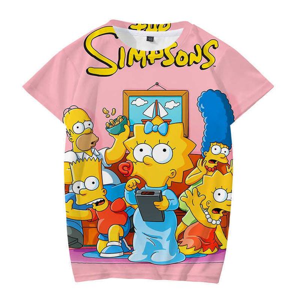 simpson men's and women's t-shirt 2021 loose style short sleeve sweatshirt summer anime 3d printing, White;black
simpson men's and women's t-shirt 2021 loose style short sleeve sweatshirt summer anime 3d printing, White;black